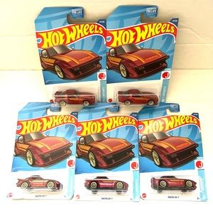 2022 Hot Wheels 97/250 "MAZDA RX-7" 1/10 'HW J-Imports' Series, 'L' Case -H2
